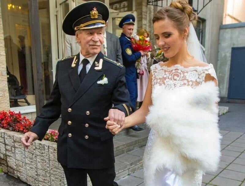 Картина старый муж и молодая жена