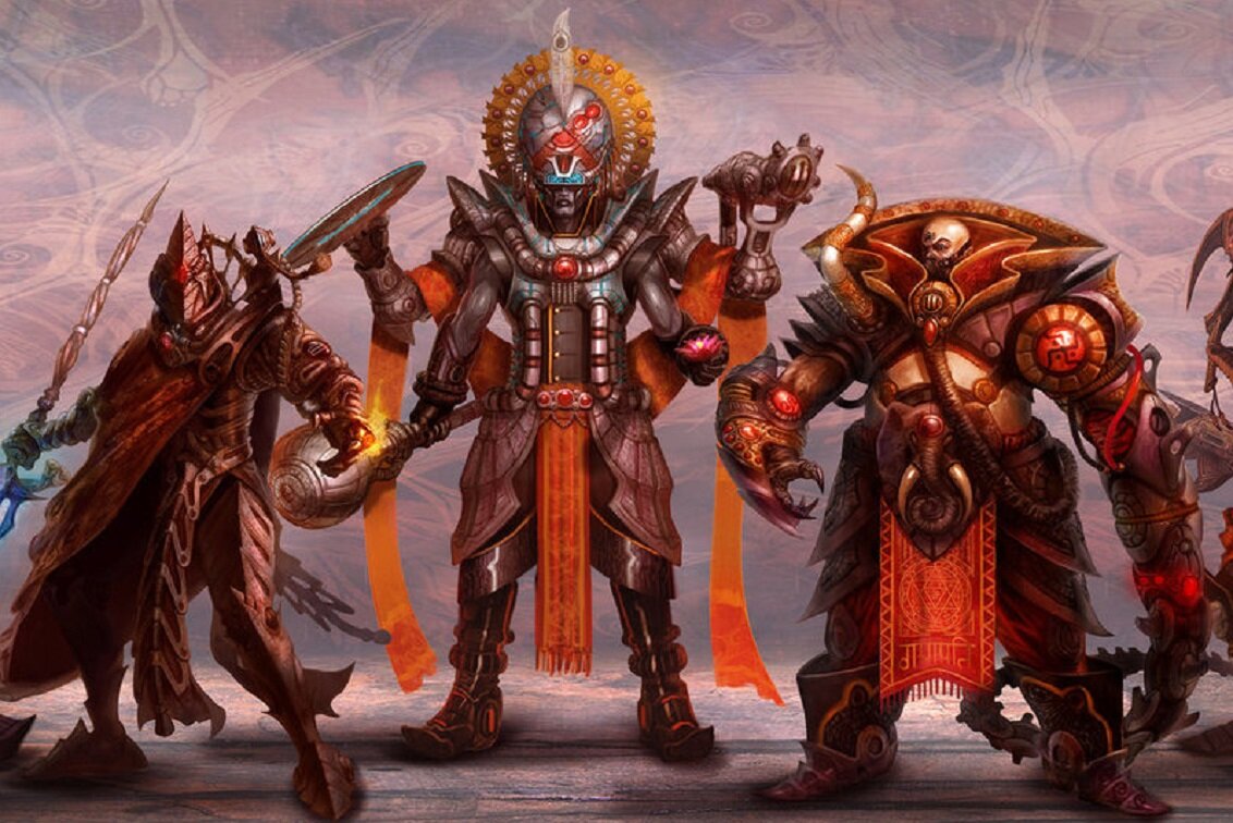 Арт по мотивам романа "Князь Света" нарисовал Джейкоб Атиенза. Страница автора: https://www.artstation.com/jubjubjedi - загляните, не пожалеете, там ещё много отличных артов