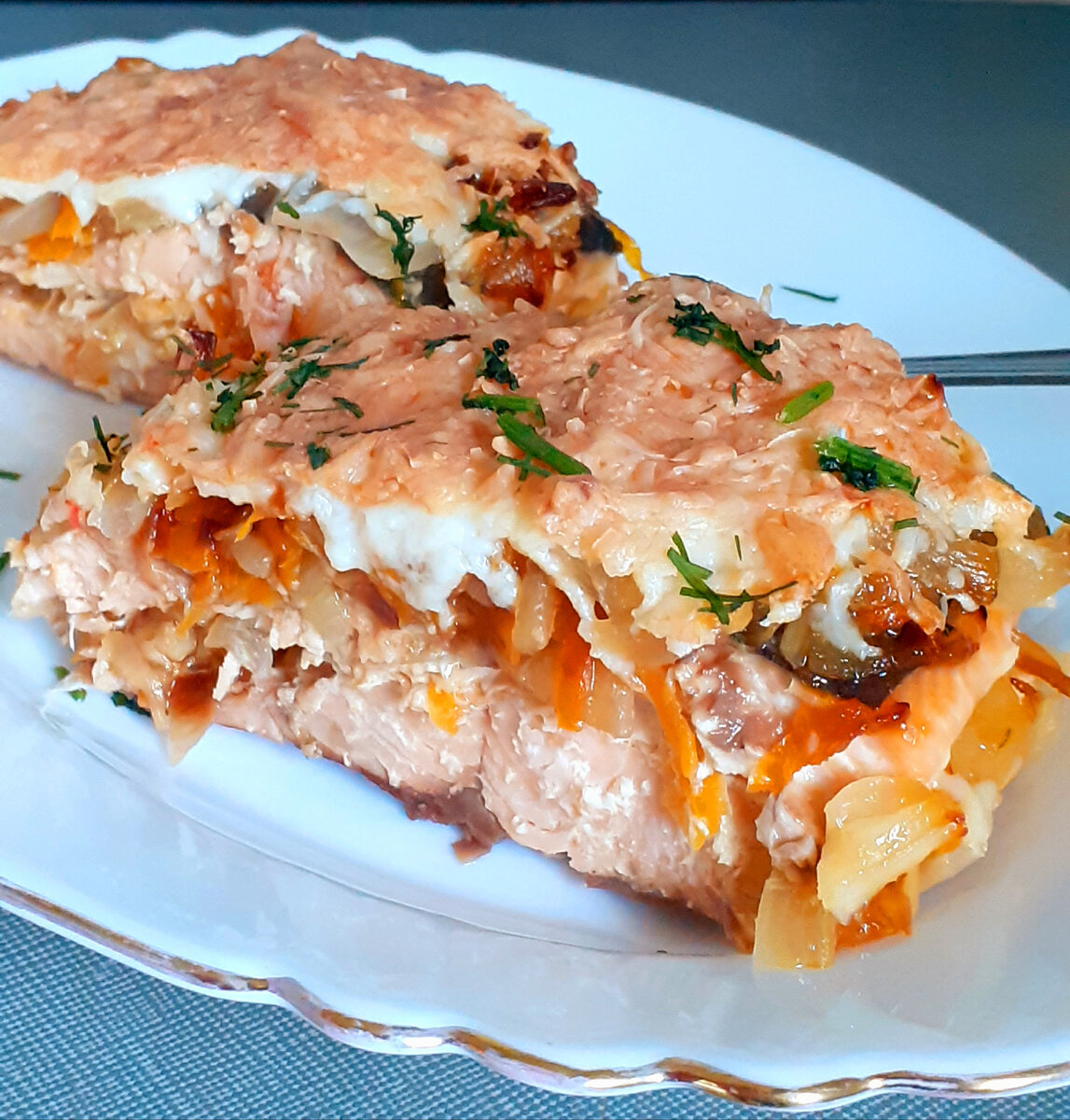 горбуша запеченная в духовом шкафу