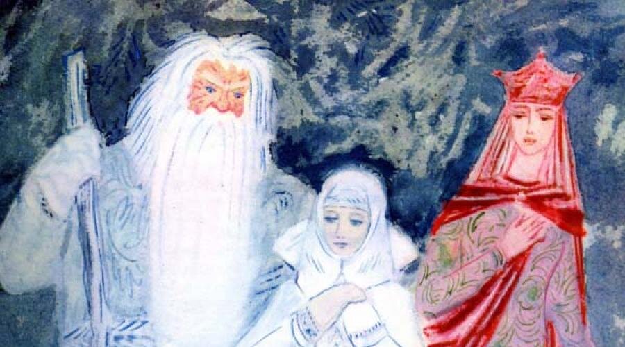 Снегурочка из пьесы островского рисунок