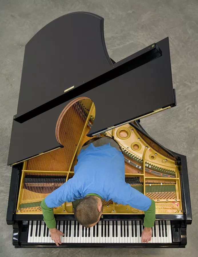 Перформанс "Stop, Repair, Prepare: Variations on "Ode to Joy" for a Prepared Piano" https://ria.ru/20131121/978577636.html