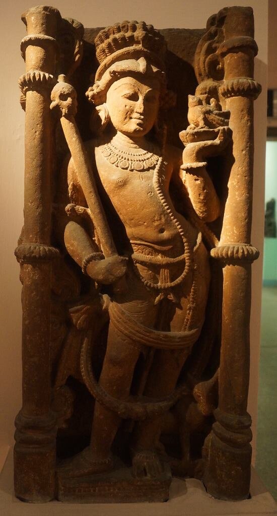 Яма. Индия, Раджстхан, X в. Национальный музей Индии (англ. The National Museum), Нью-Дели. Фотография автора.