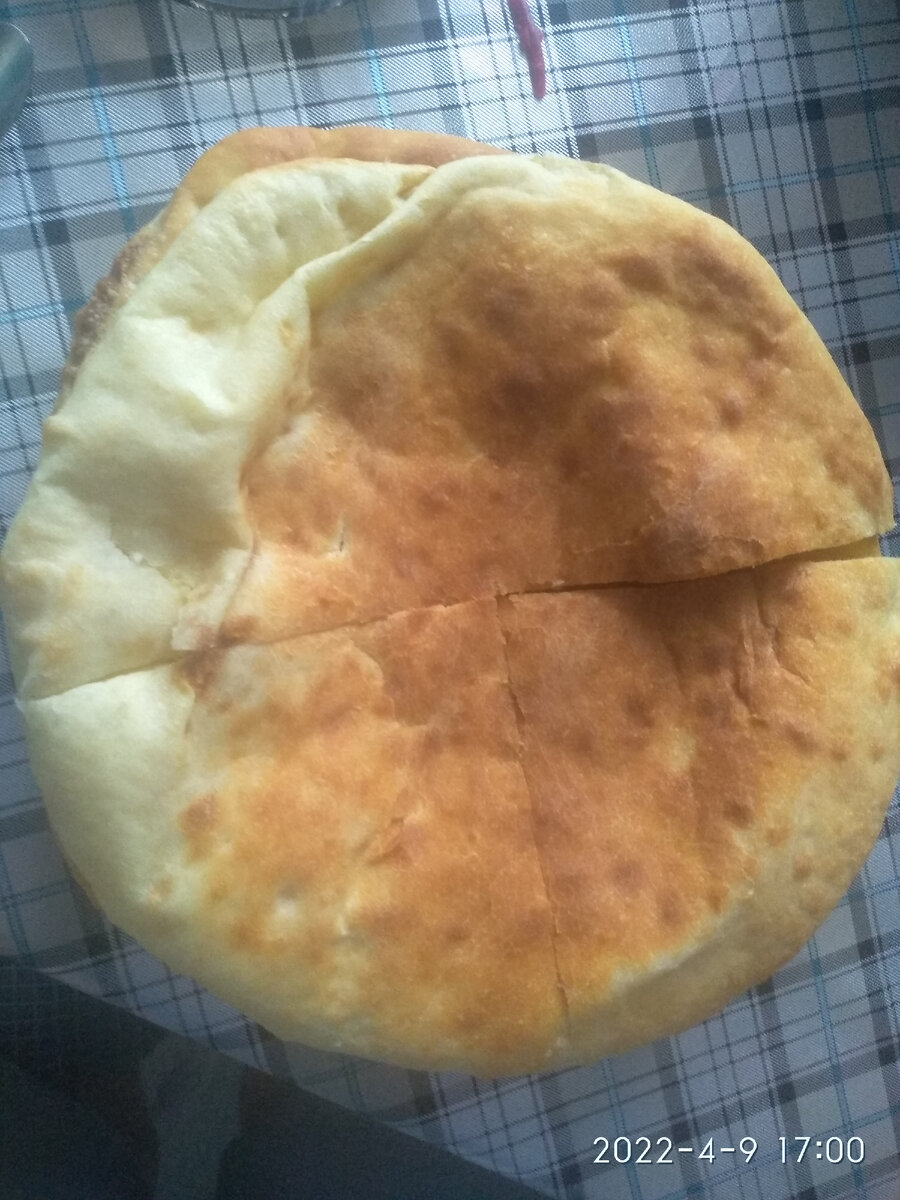 Лепешка с картошкой