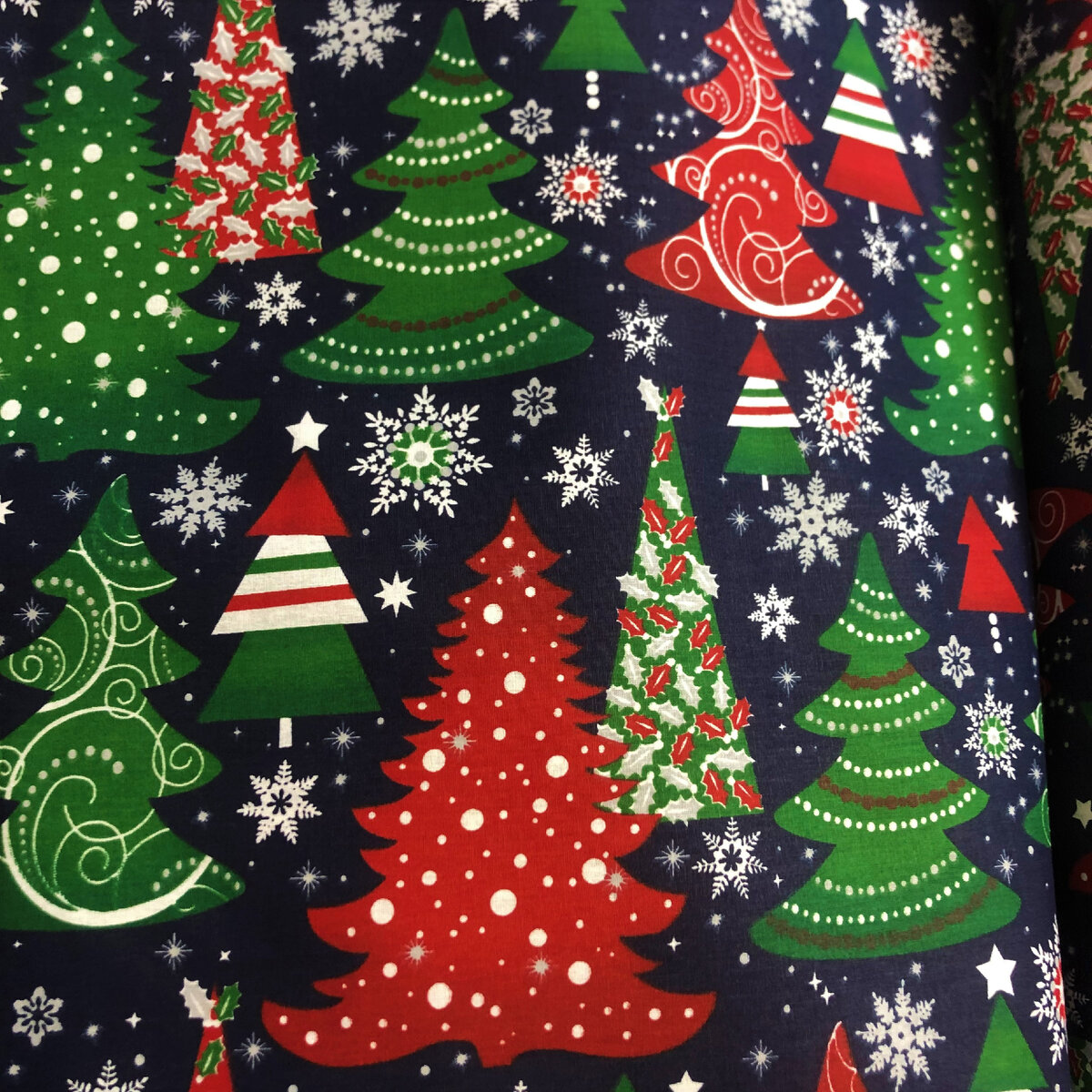 Ранфорс Новогодний: ширина 240 см, хлопок, Турция.