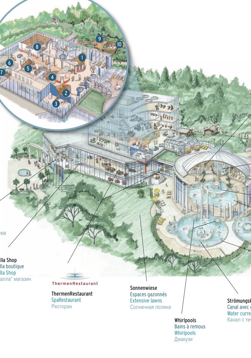 План терм, взято с сайта Каракалла термы