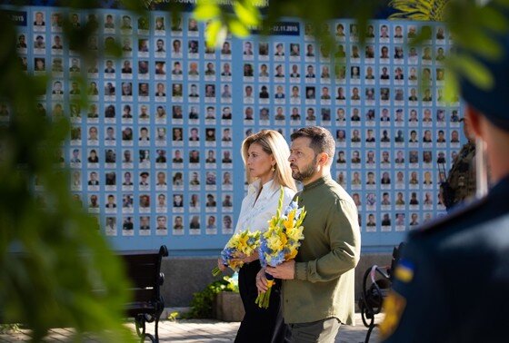    Владимир Зеленский участвует в мероприятиях, посвященных Дню независимости Украины