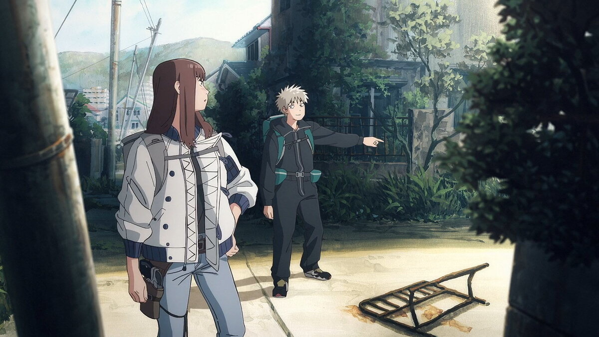 Великая небесная стена, скриншот из аниме-адаптации