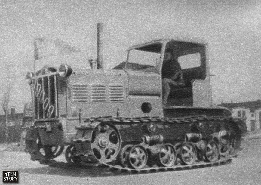 Мини гусеничный трактор 1935г