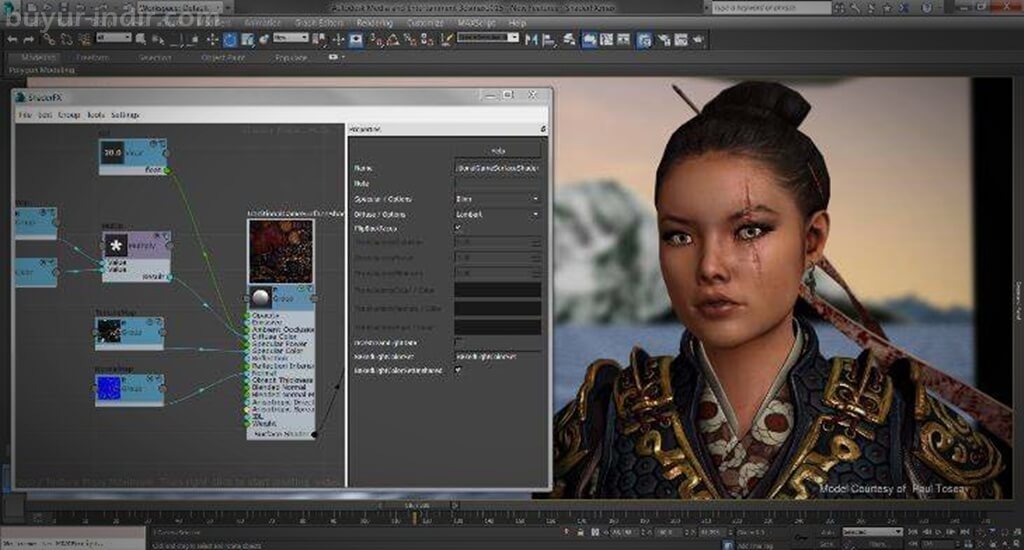 пример работы в 3DS Max.