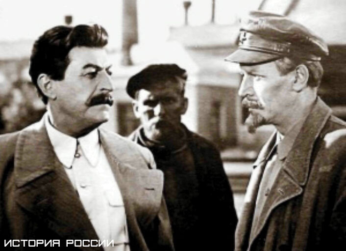 Михаил Геловани в образе И. Сталина