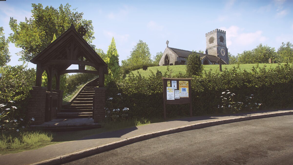 Пожалуй если конец света можно было бы хоть как то романтизировать и придать ему какую - то свою красоту, то данный проект был бы одним из лучших в этом плане. Everybody's Gone to the Rapture - показывает мир уже без присутствия людей, Вы в образе некой материи облетаете некогда живущий активной жизнью английский городок и узнаете истории некоторых жителей, в течении прохождения игры Вы будете понимать что за страшные события случились перед концом эпохи человечества.