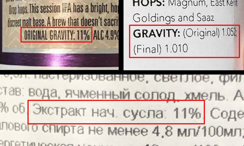 Плотность может обозначаться по-разному