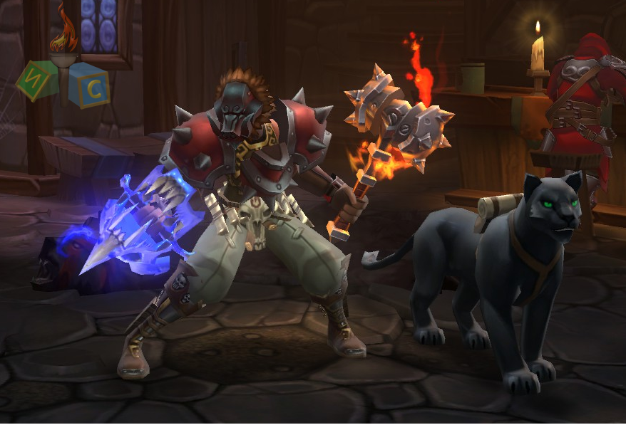 Персонаж и его спутник