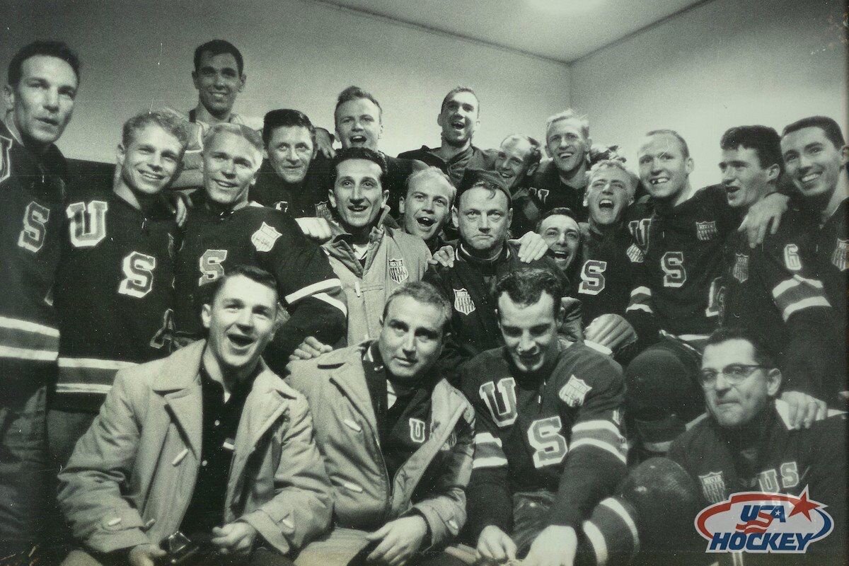 Сборная США образца 1960-го года - Олимпийские чемпионы и Чемпионы мира.