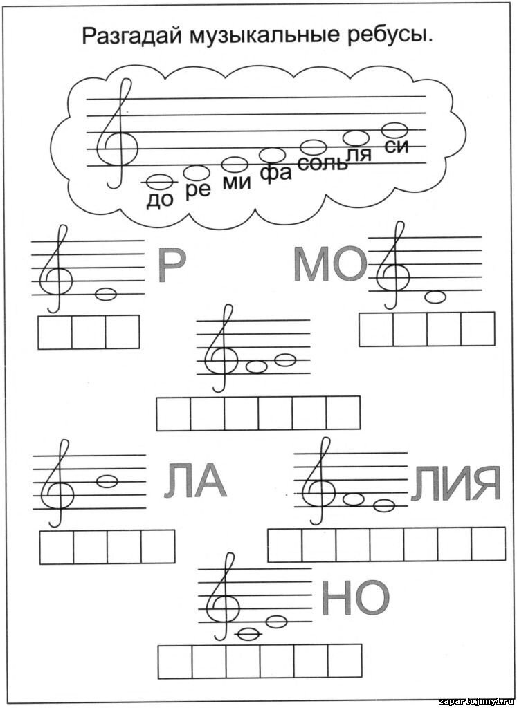 Ребусы по музыке