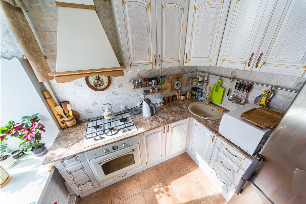 В "хрущевке" рабочий треугольник получается только при перепланировке