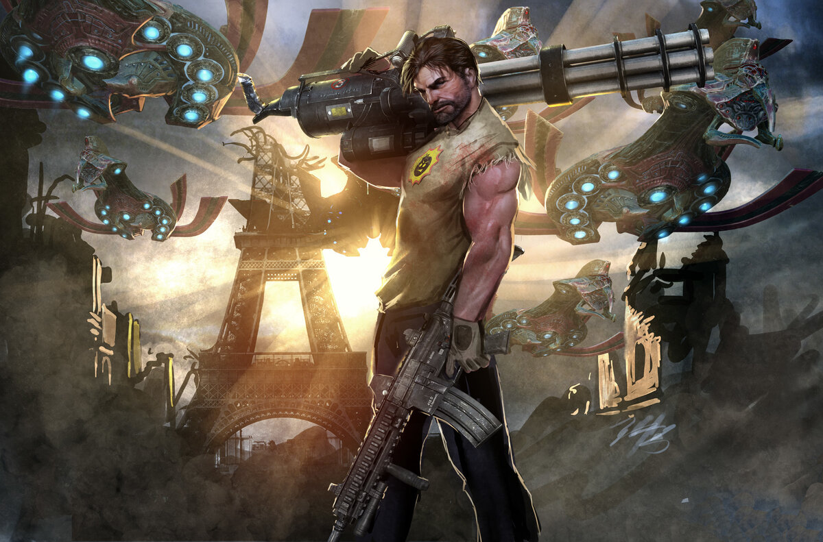 Арт изображения игры Serious Sam.