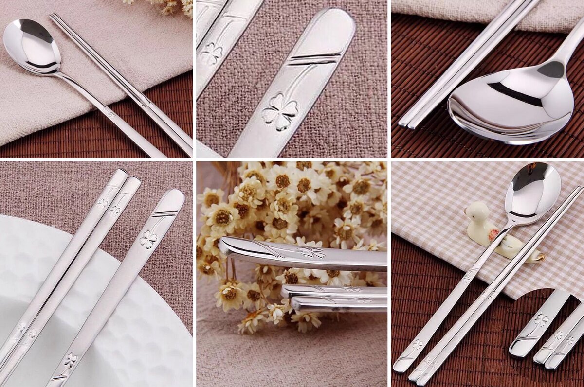 Выбрала по отзывам вот такие — стальные с красивым рисунком