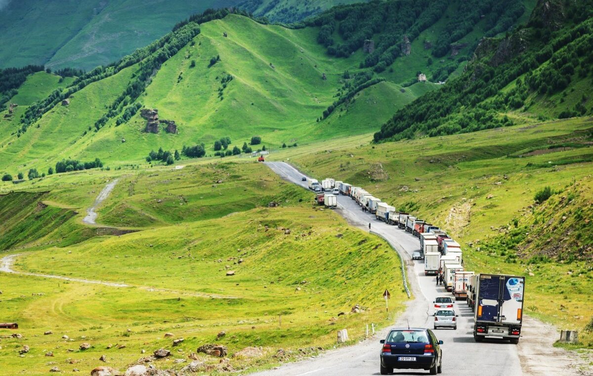 Граница в горах