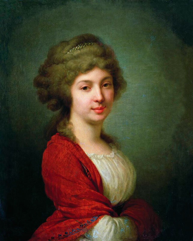 Владимир Лукич Боровиковский. Портрет графини В. Н. Завадовской, 1790-е