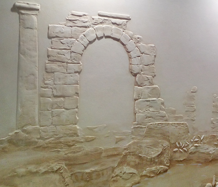 Барельеф выполненный штукатуркой Ротбанд.