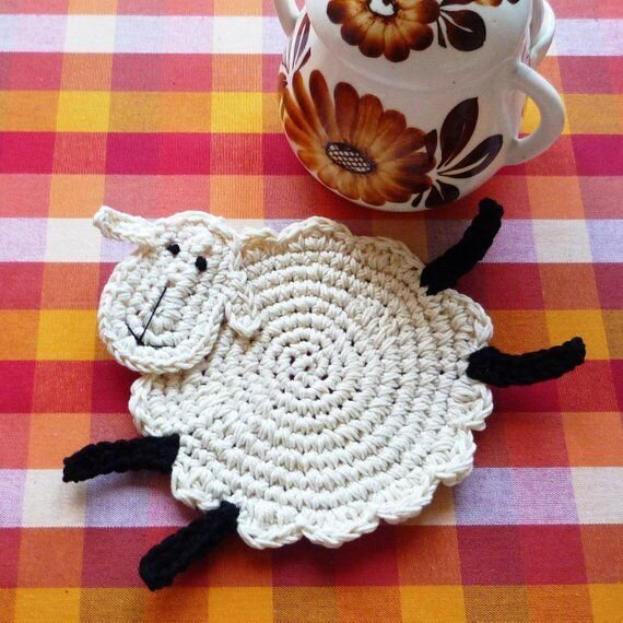 Овечка крючком