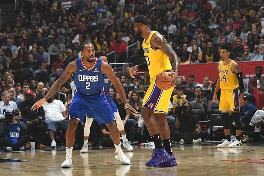 Кавай Ленард и Леброн Джеймс