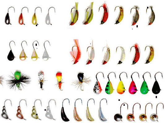 Видов мормышек существует огромное множество.