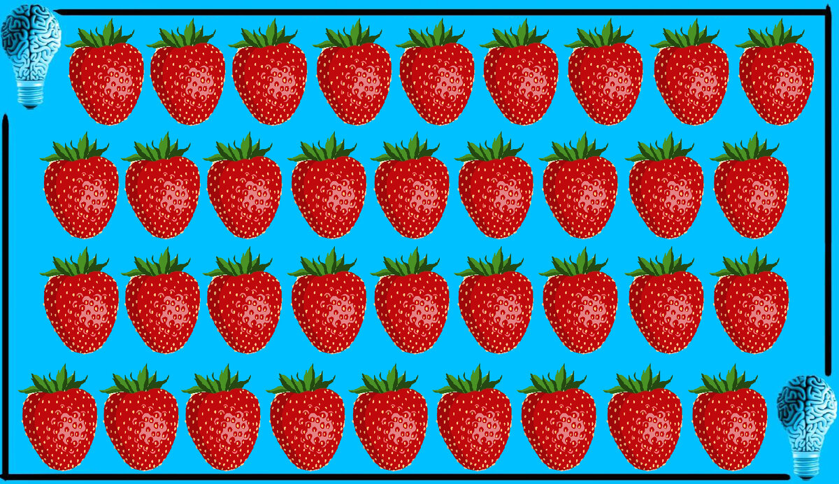 Какая клубника отличается от других? Авторская картинка.