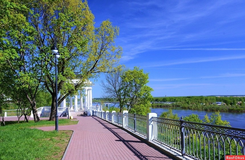 Набережная Грина в Кирове.