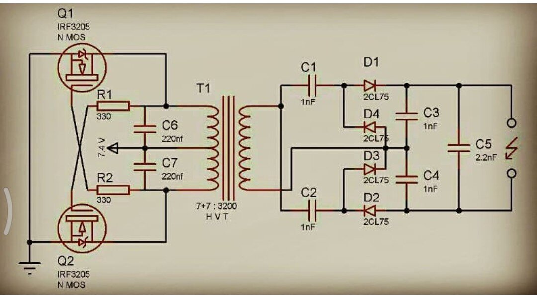 Irf3205 схема включения