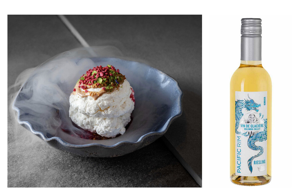 Чизкейк «Гранд крю» V. 2019, Grand Cru by Adrian Quetglas, и Pacific Rim Riesling Vin de Glaciere 2016