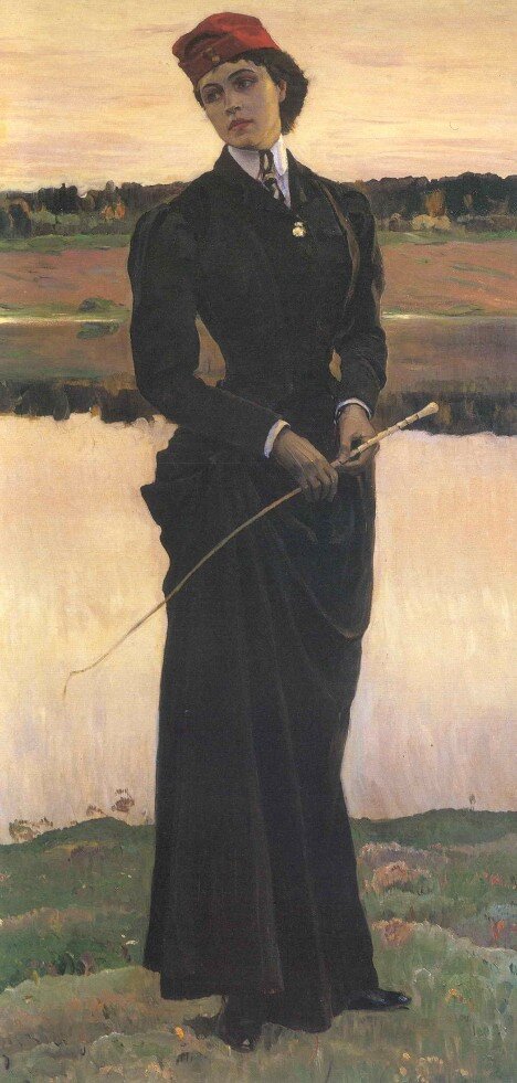 Михаил Нестеров. Портрет дочери Ольги. 1906. Государственный Русский музей, Санкт-Петербург