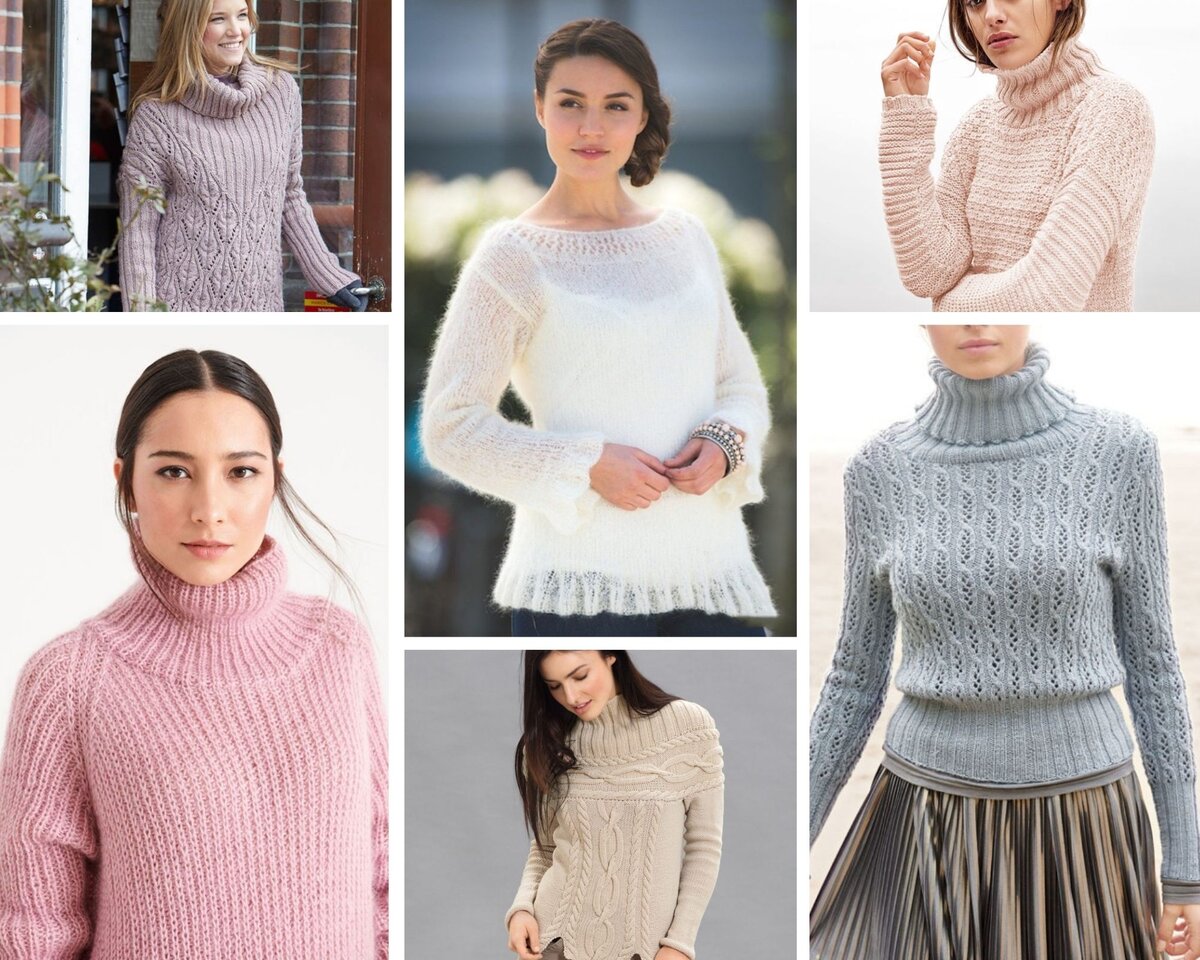 Фото: вязаные свитера