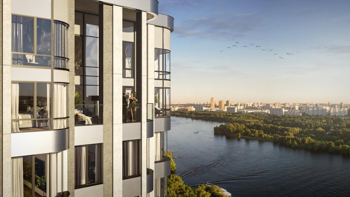 радиусные окна в «Level Стрешнево» обеспечат много света