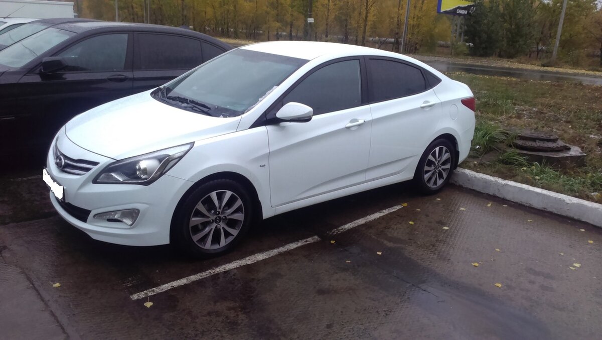 Hyundai Solaris рестайлинг 2014, седан, 1 поколение (2014-2017)