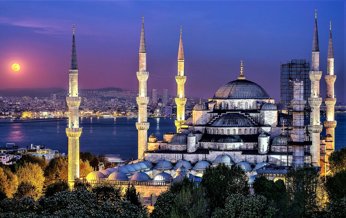 Голубая мечеть Султанахмет, Стамбул, Турция