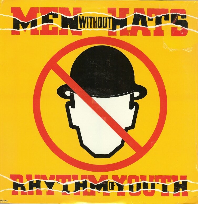 Конверт альбома "Rhythm of Youth" канадской нью-вейв и синти-поп группы Men Without Hats