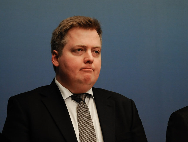 Премьер-министр Исландии Сигмюндюр Давид Гюннлёйгссон