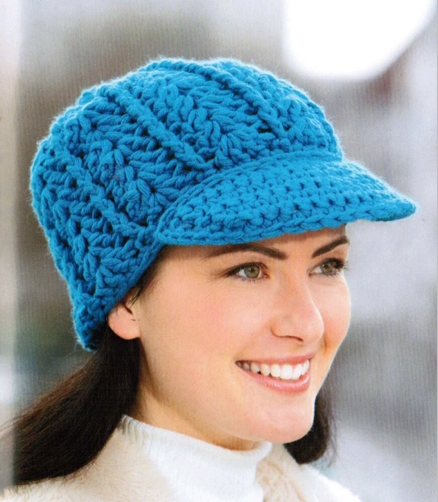 Шапки вязаные крючком: подборка моделей со схемами. | Knit: всё про ...
