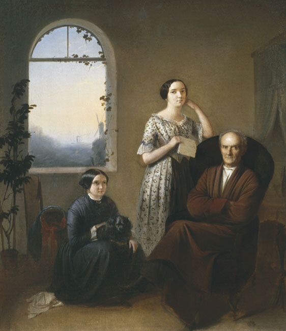 Семья Риццони, 1860 г.