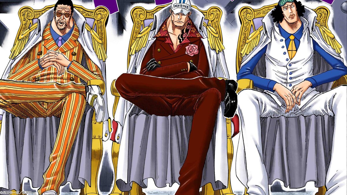 1. Кизару, 2. Акаину, 3. Аокиджи