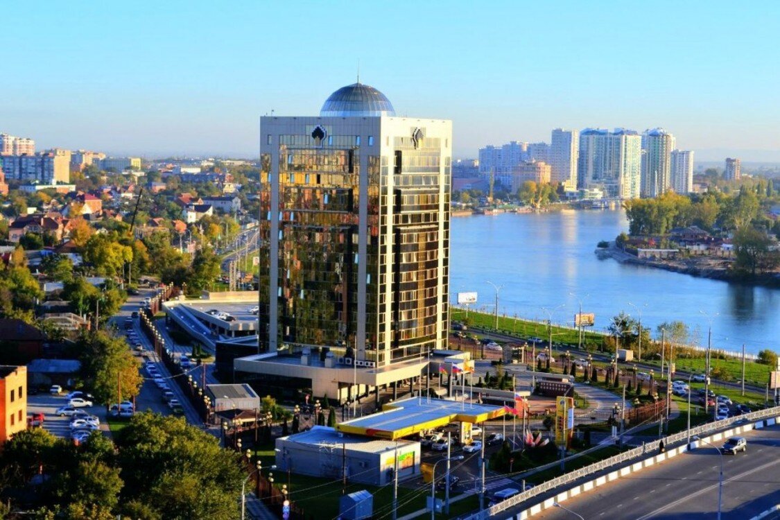 Вид на Кубанскую набережную