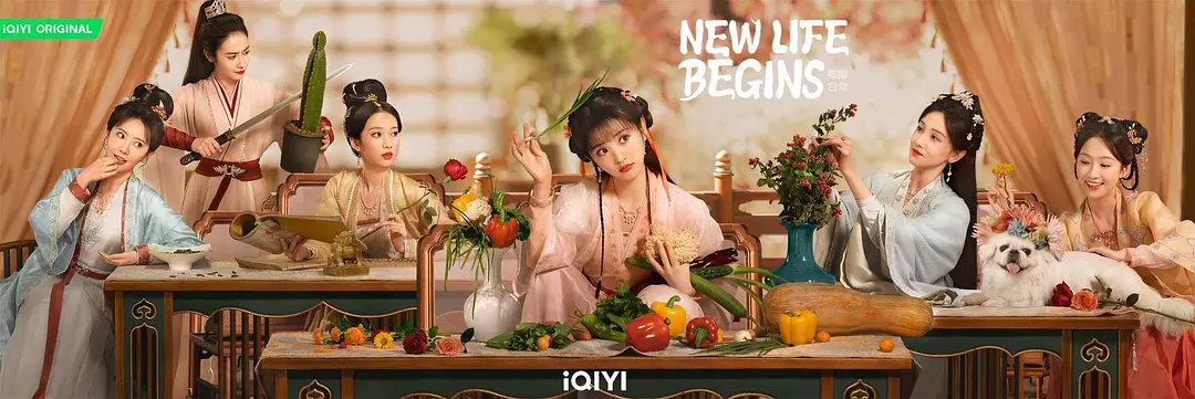 постер с Ли Вэй (актриса Тянь Си Вэй) и её соперницами