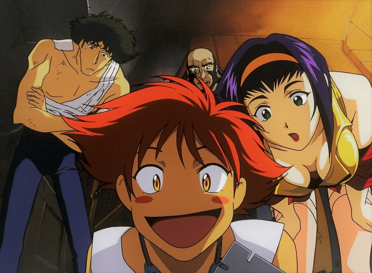 Кадр из аниме Ковбой Бибоп в хорошем качестве