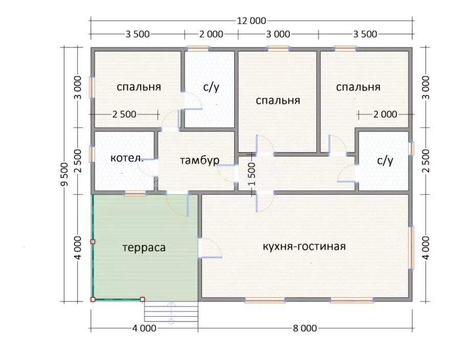 Планировка проекта К-35