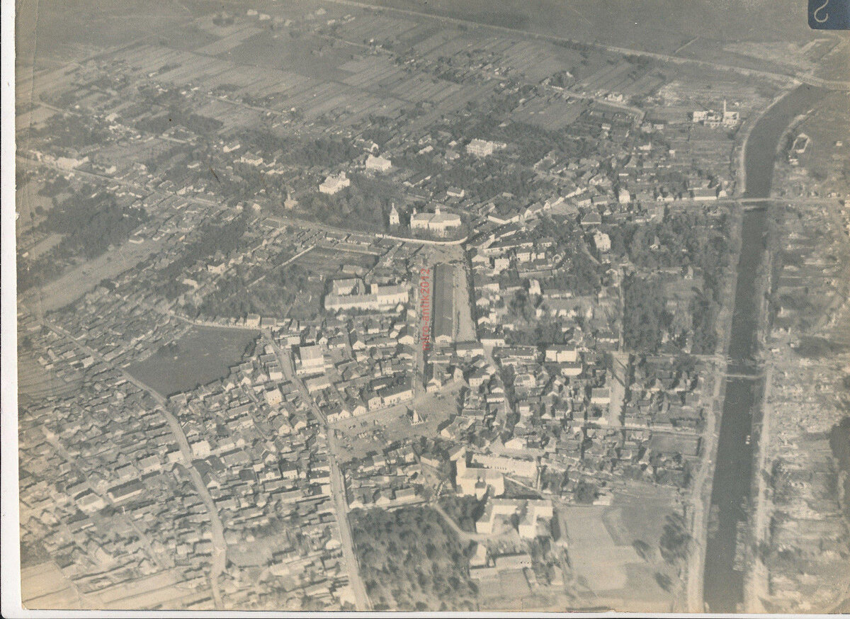 Слоним с высоты птичьего полета, 1916 год