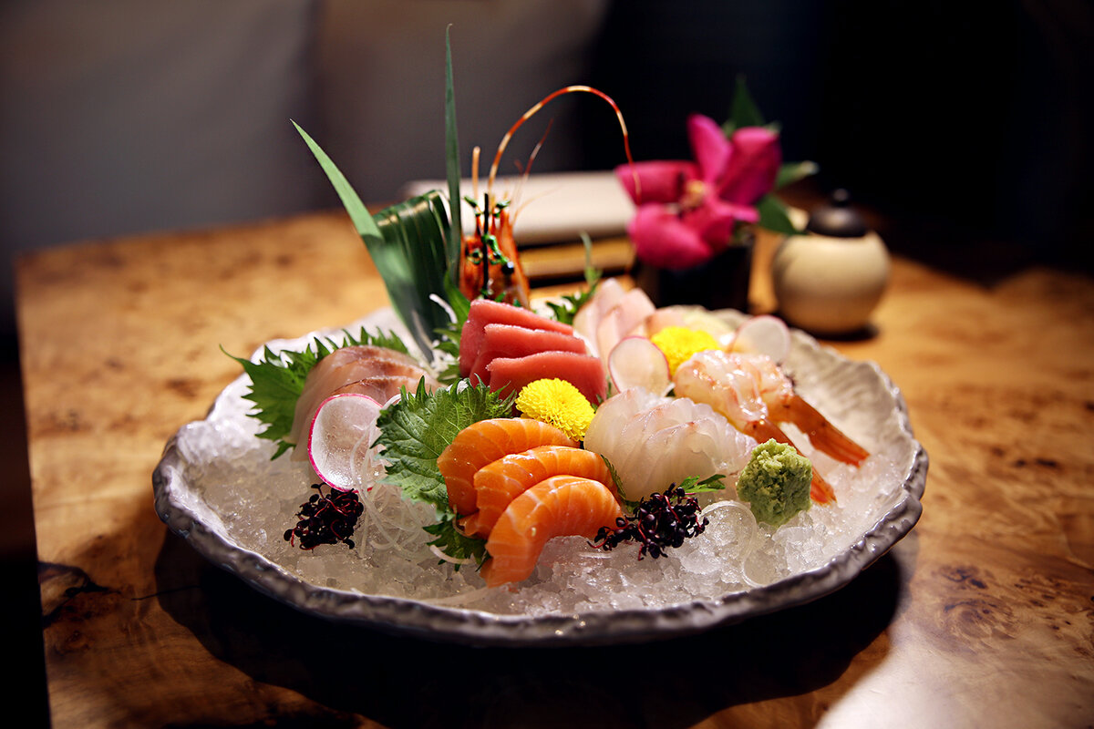 Подача суши в ресторанах