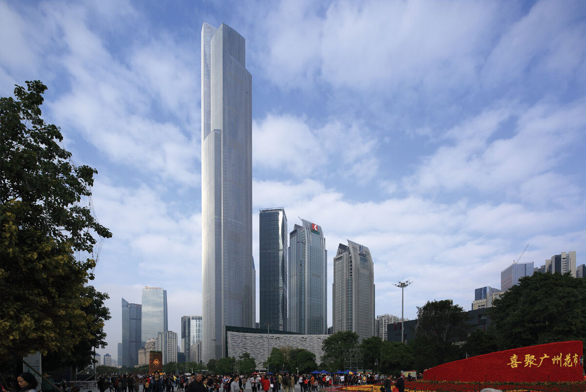 Guangzhou CTF Finance Centre. Фото wsp.com
