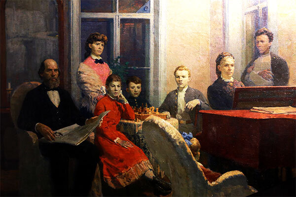 Л. Котляров, Семья Ульяновых